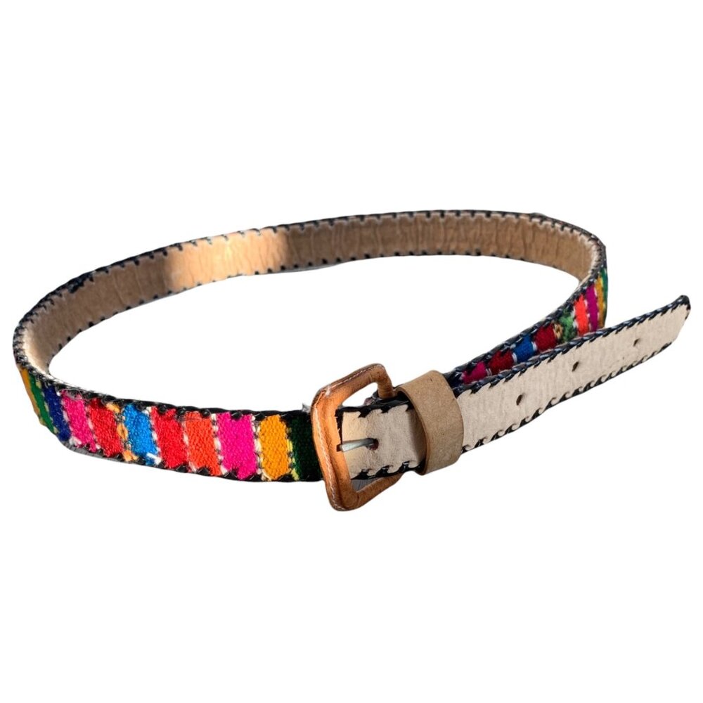Boho Multicolor Woven Handmade Youth Belt